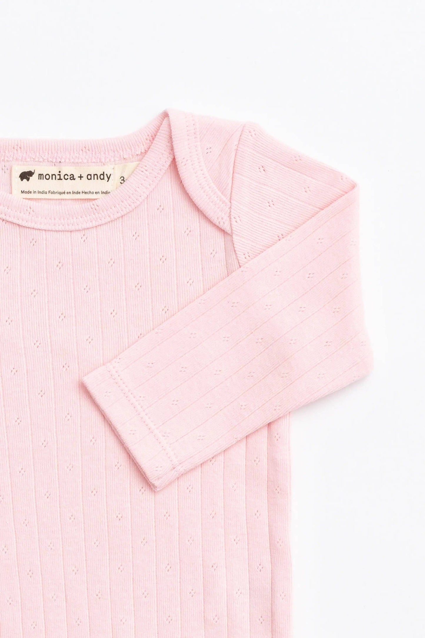 3-Pack Baby Bodysuits - Light Pink