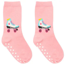 Load image into Gallery viewer, 3D Packaged Crew Socks - Roller Skate - Pink