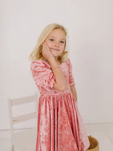 Load image into Gallery viewer, Velvet Pippa Dress - Pink