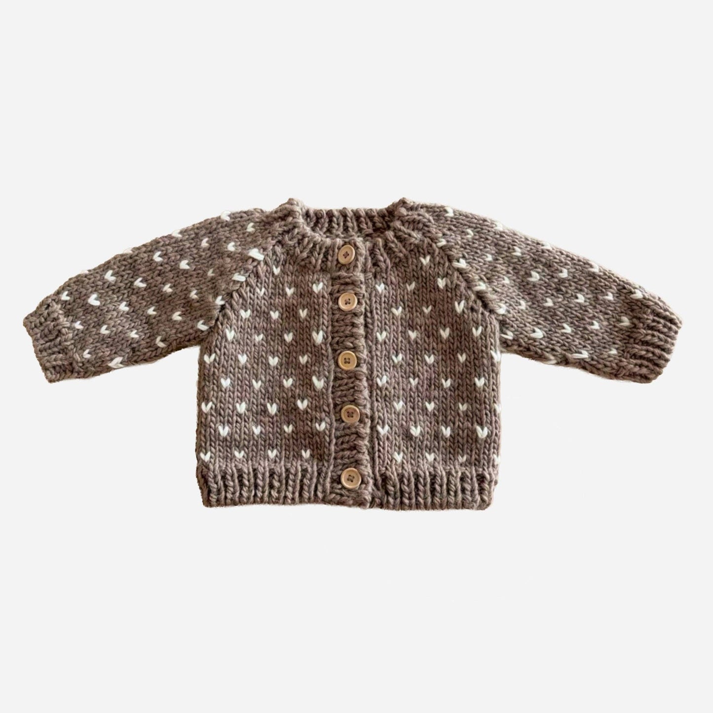 Baby Deer Hearts Cardigan