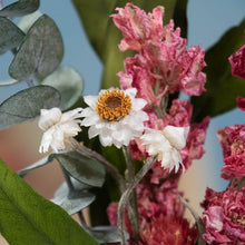 Load image into Gallery viewer, Eucalyptus & Pink Larkspur Mini Bouquet