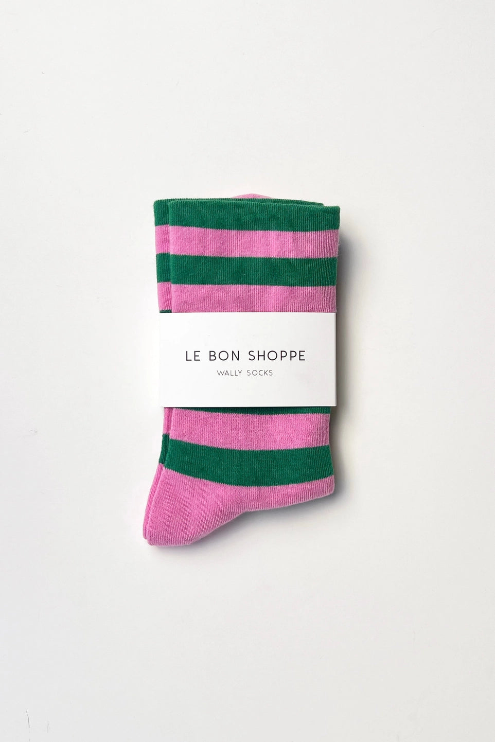 Wide Wally Socks - Pink/Green