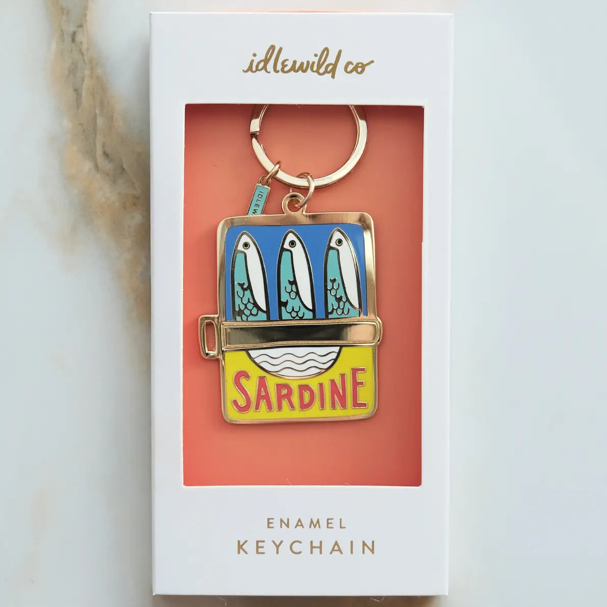 Enamel Keychain | Tinned Fish