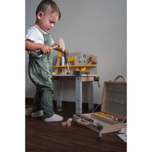 Load image into Gallery viewer, Compact Wood Workbench