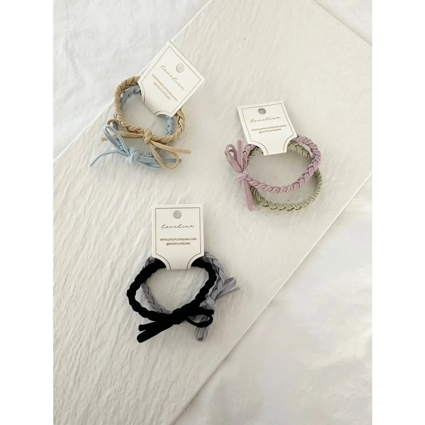 Assorted Hairties 2PC Set - Several Colors