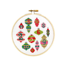 Load image into Gallery viewer, 12 Days of Ornaments Diy Cross Stitch Kit