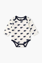 Load image into Gallery viewer, Jack + Jill Bodysuit - Navy Elephant