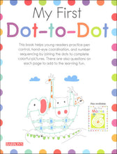 Load image into Gallery viewer, My First Dot-to-Dot - A Connect the Dots Book for Kids With 50+ Puzzles