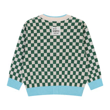 Load image into Gallery viewer, Colorblock Checkered Jacquard Cardigan
