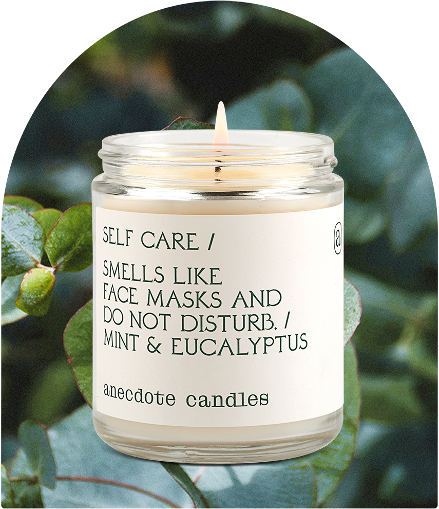 Self Care (Mint & Eucalyptus) Glass Jar Candle