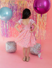 Load image into Gallery viewer, Diana Dress - Soft Pink Confetti