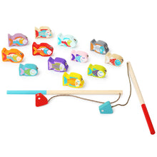 Load image into Gallery viewer, Cubika Wooden Toy Fishing Game