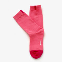 Load image into Gallery viewer, Precita Pink Crew Socks
