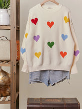 Load image into Gallery viewer, Heart Shaped Patterns Sweater