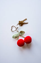 Load image into Gallery viewer, Cherry Keychain, Cherry Bag Charm