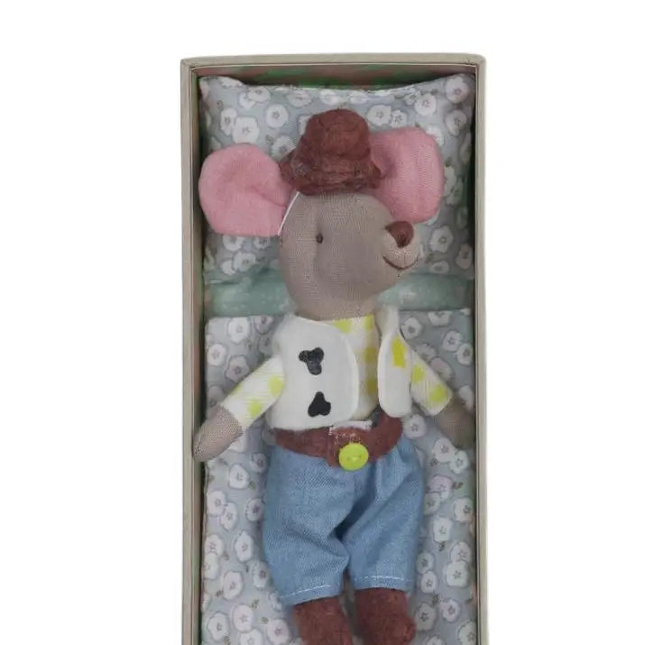 Cowboy Mouse in a Match Box