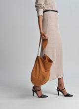 Load image into Gallery viewer, Anna soft suede bag in caramel