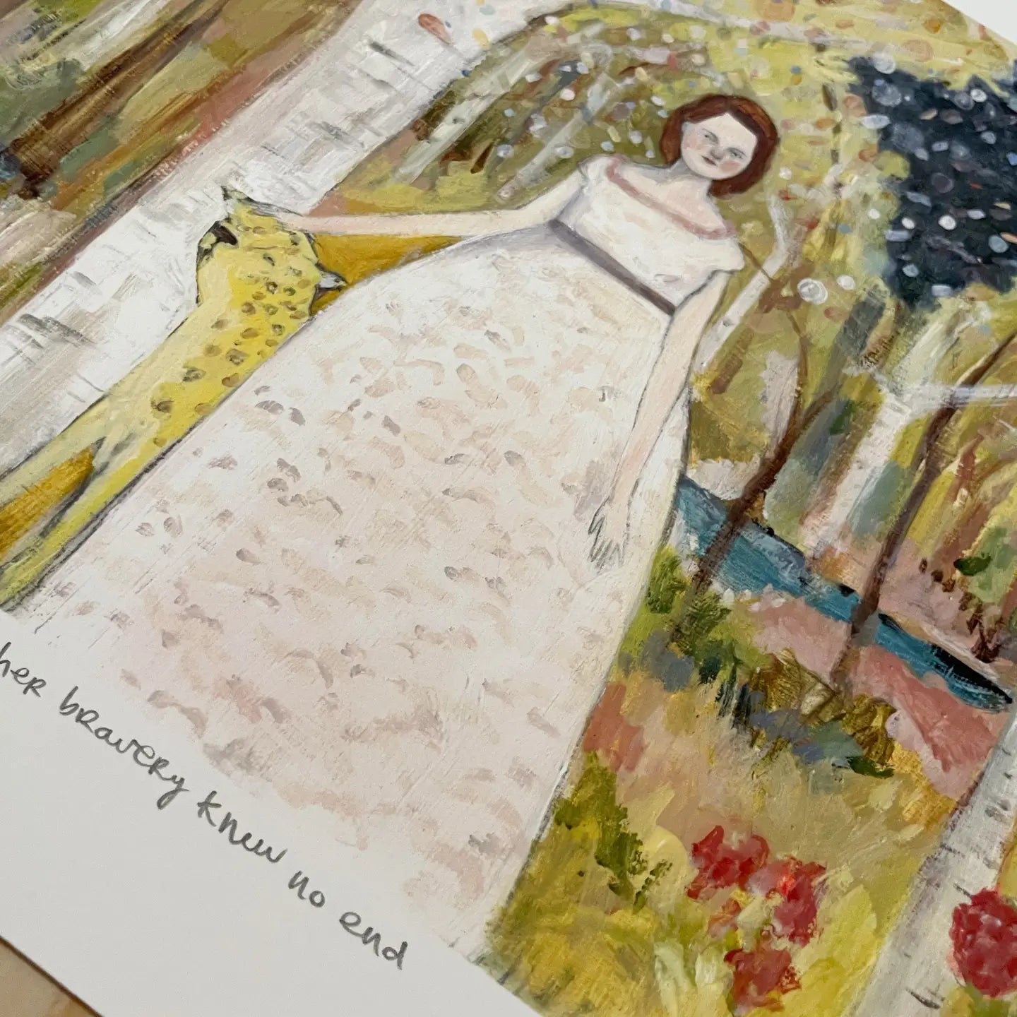 Her Bravery Knew No End - Print