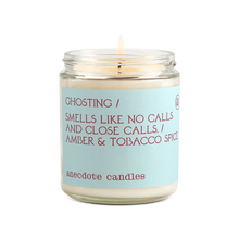 Load image into Gallery viewer, Ghosting (Amber & Tobacco Spice) Glass Jar Candle
