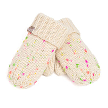 Load image into Gallery viewer, Girls Essential Speckled Knit Mittens