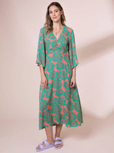 Load image into Gallery viewer, Sunflowers Erin Midi Dress