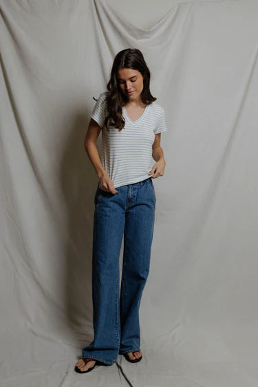 Elliot Tee - Pacific Stripe