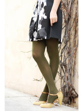 Load image into Gallery viewer, Opaque Zokki Colored Tights - Olive