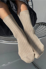 Load image into Gallery viewer, Her Socks - Modal Lurex (Ash Glitter)