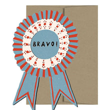 Load image into Gallery viewer, Bravo Medallion - Die Cut Card