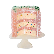 Load image into Gallery viewer, Large Confetti Cake Hair Claw Clip