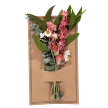 Load image into Gallery viewer, Eucalyptus & Pink Larkspur Mini Bouquet