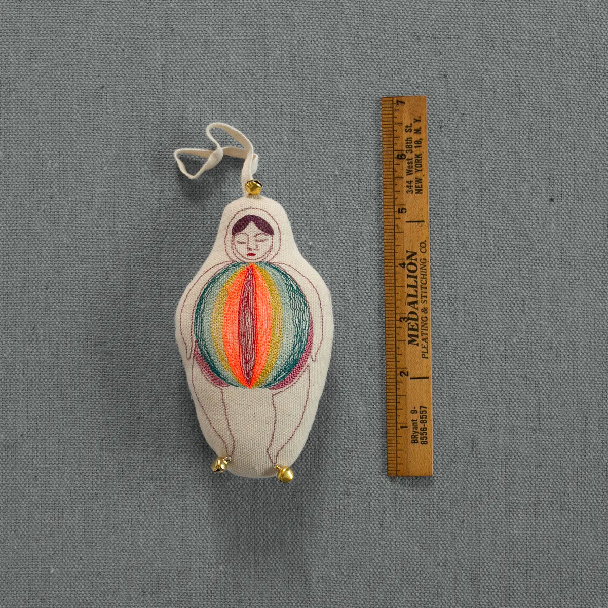 Rainbow Baby - Lavender & Cotton Ornament, Token