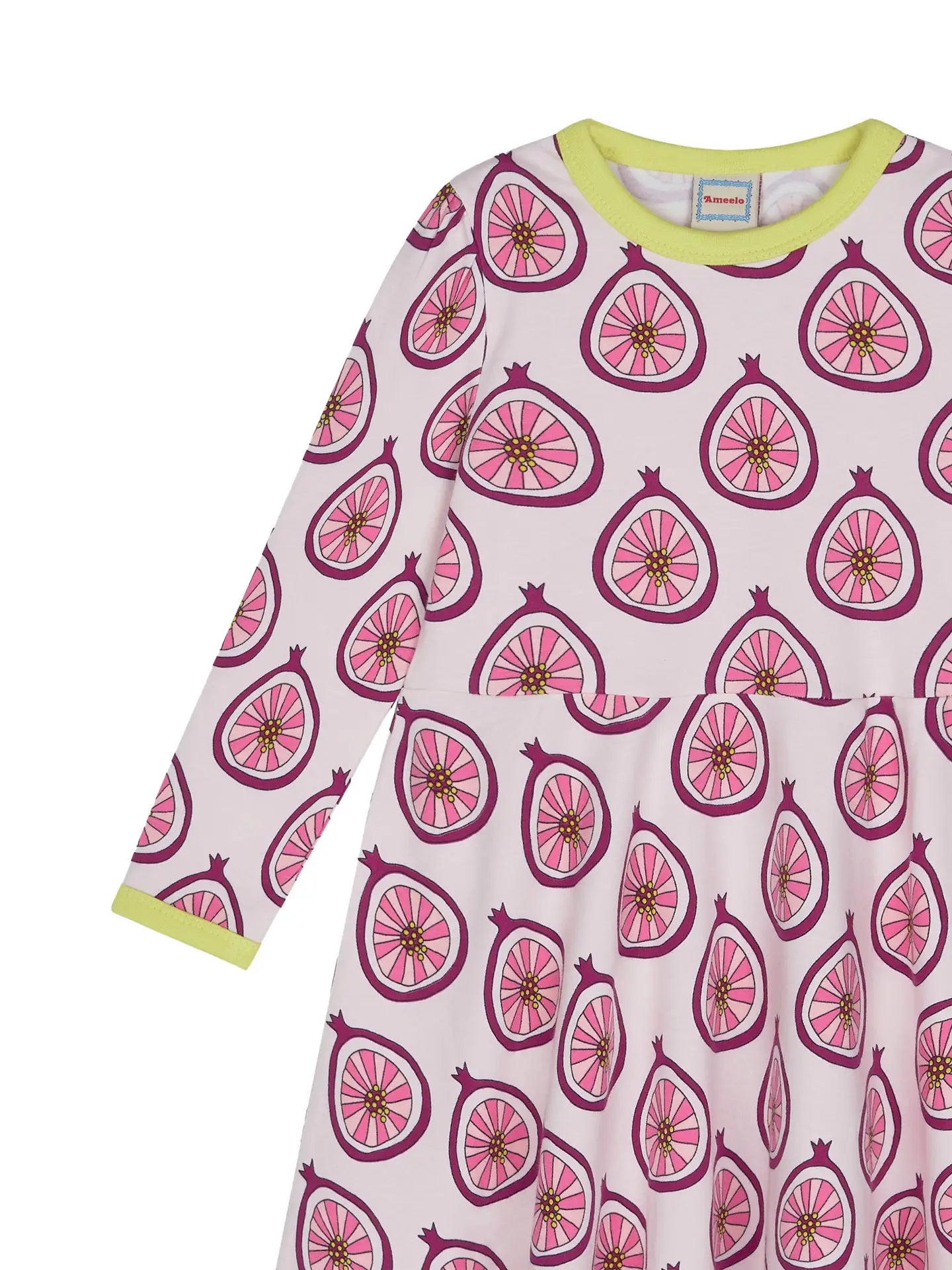 Organic Cotton Mia Dress - Pomegranate