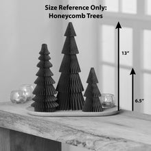 Load image into Gallery viewer, Honeycomb trees, vintage folding paper, Christmas, Winter