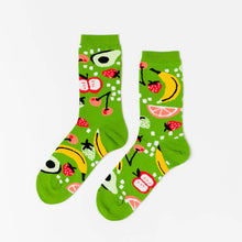 Load image into Gallery viewer, Fruits Crew Socks - Women's