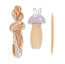 Load image into Gallery viewer, Wooden Knitting Mushrooms - Several Colors