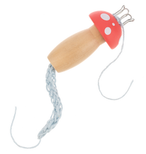 Load image into Gallery viewer, Wooden Knitting Mushrooms - Several Colors