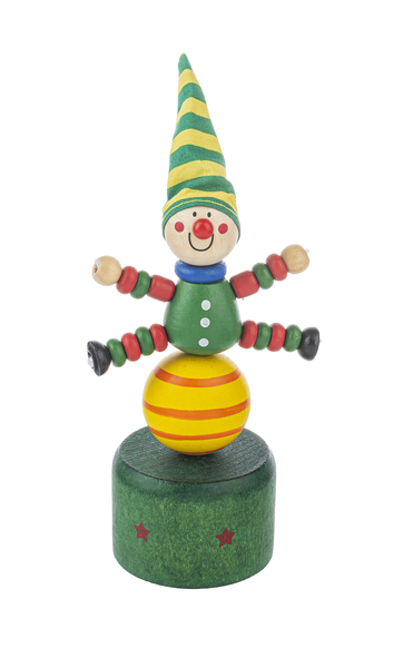 Holiday Wooden Push-Up Puppets - Several Styles