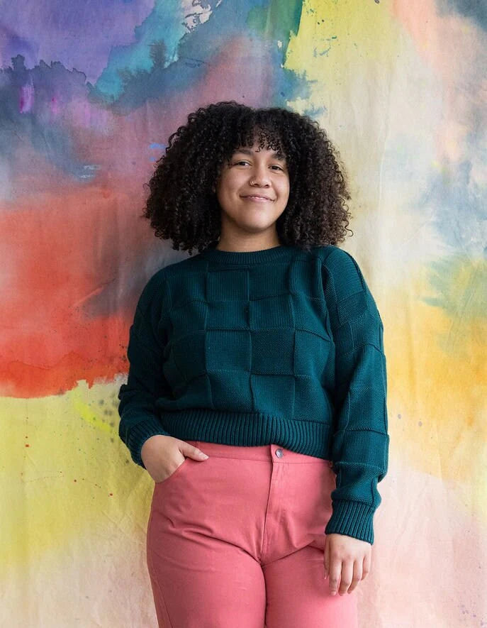 Checkerboard Sweater