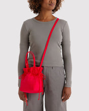 Load image into Gallery viewer, Nylon Drawstring Bag - Red'