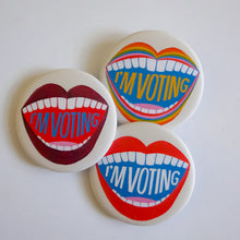 Load image into Gallery viewer, I'm VOTING Buttons