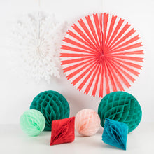 Load image into Gallery viewer, Christmas Honeycomb Decoration Kit