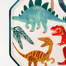 Load image into Gallery viewer, Dinosaur Kingdom Dinner Plates (x8)