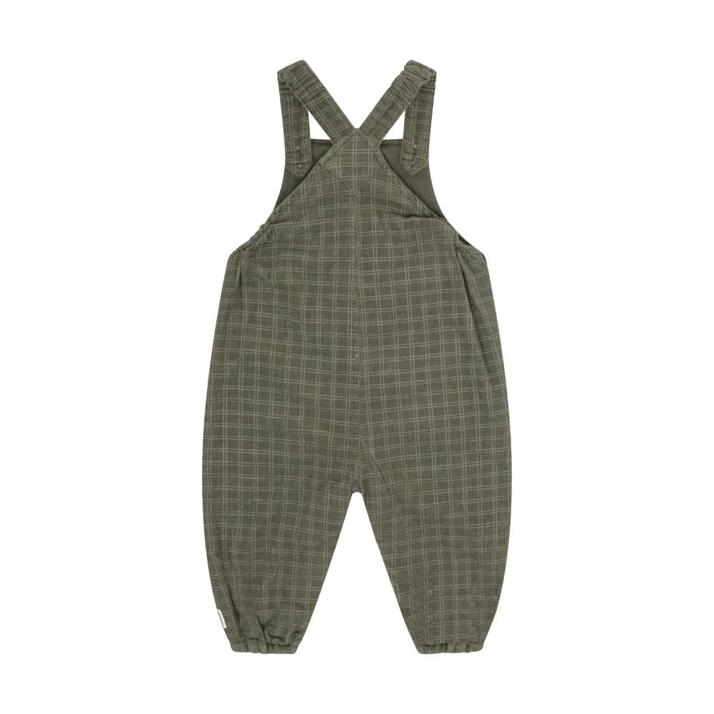 Plaid Corduroy Overalls - Beetle