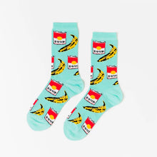 Load image into Gallery viewer, Pop Art Crew Socks - Women's