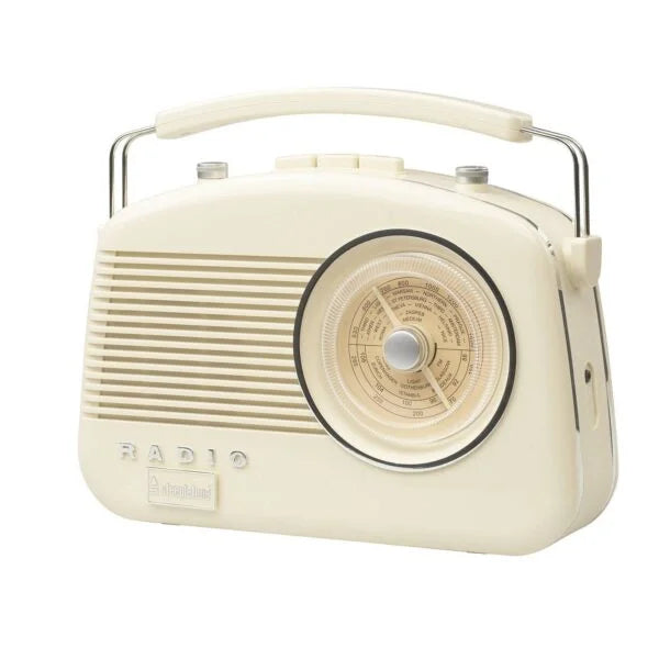 Classic Vintage Style Brighton Fm/Mw/Lw Radio - Cream