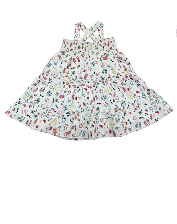 Summer Conversational Girls Summertide Dress