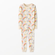 Load image into Gallery viewer, Kids Long John Pajama Set - Rainbows
