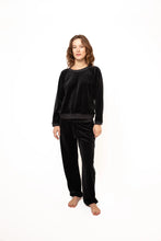 Load image into Gallery viewer, Velour Pants - Black