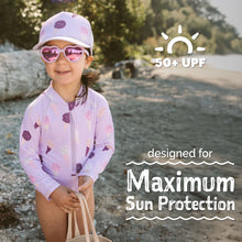 Load image into Gallery viewer, Girls One Piece UV Swimsuit | Lavender Ice Cream